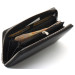 Чорний чоловічий гаманець-клатч на блискавці з натуральної шкіри Marco Coverna MC-802-1
