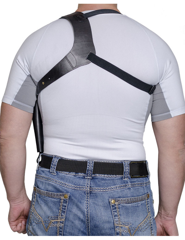 ПЛЕЧЕВАЯ, КОЖАНАЯ, ВЕРТИКАЛЬНАЯ КОБУРА A-line 3КП4 ДЛЯ РЕВОЛЬВЕРА