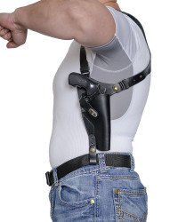 ПЛЕЧЕВАЯ, КОЖАНАЯ, ВЕРТИКАЛЬНАЯ КОБУРА A-line 3КП4 ДЛЯ РЕВОЛЬВЕРА