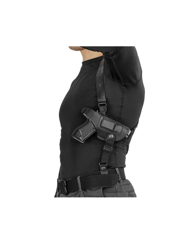 Оперативна шкіряна плечова/поясна кобура зі скобой для ФОРТ-12/14 A-line 3КУ3