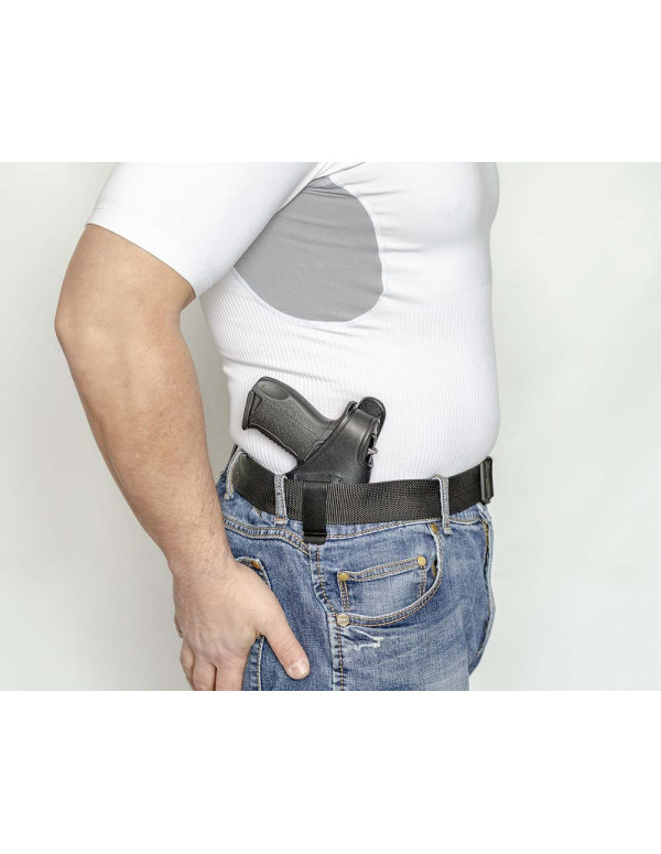 Оперативна шкіряна плечова/поясна кобура зі скобой для ФОРТ-17,18,19 A-line 3КУ3