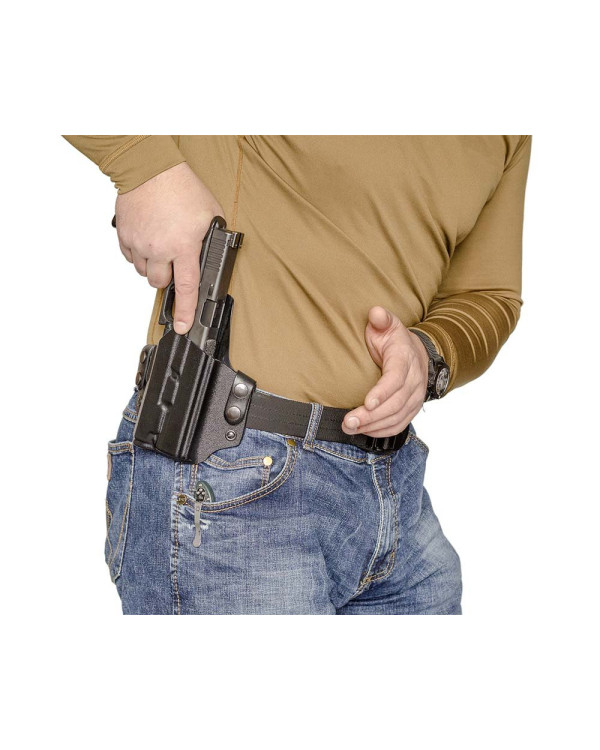 Поясна, пластикова кобура a-line пк54 для glock-17/18/19