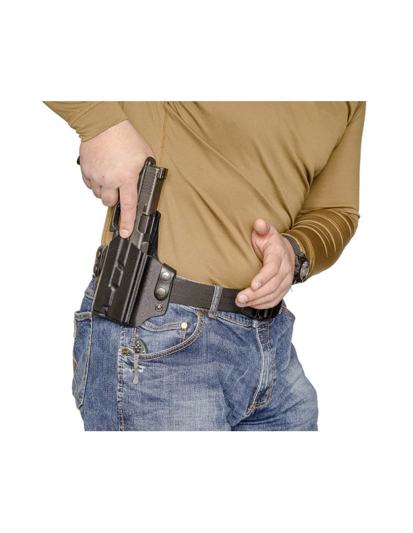 Поясна, пластикова кобура a-line пк54 для glock-17/18/19