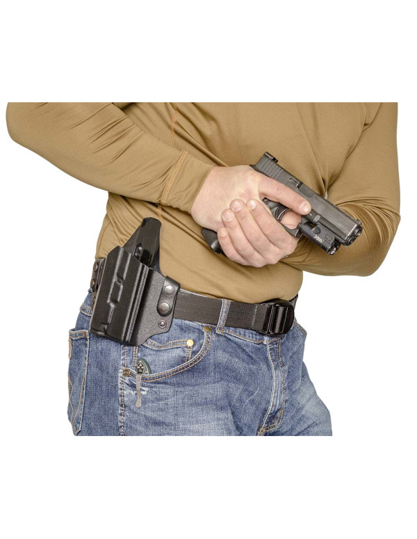 Поясна, пластикова кобура a-line пк54 для glock-17/18/19