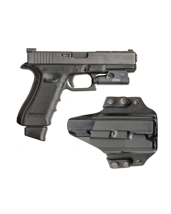 Поясна, пластикова кобура a-line пк54 для glock-17/18/19