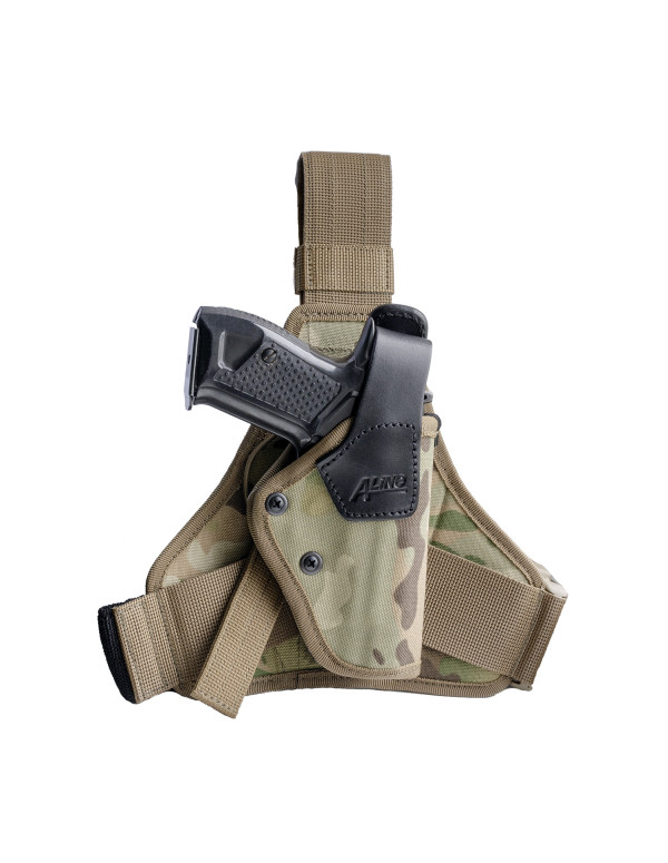 Кобура стегнова на платформі A-line T6 для ПМ, multiCam/мультикам 