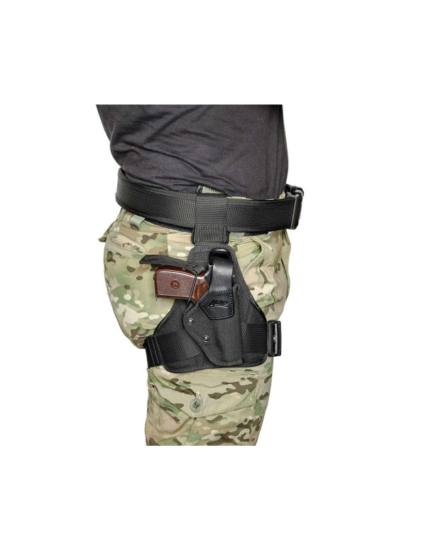 Кобура стегнова на платформі A-line T6 для ПМ, multiCam/мультикам 