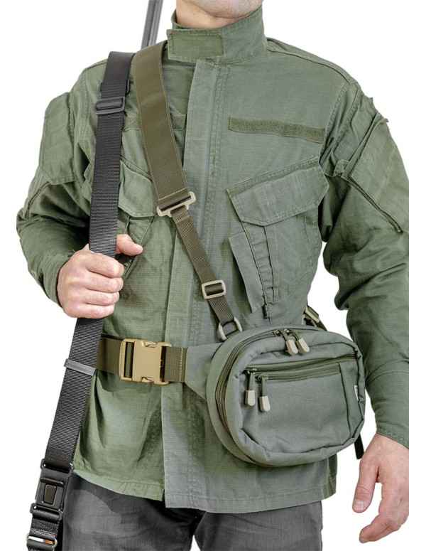 Сумка-патронташ для 30 патронів 12/16 калібру A-line М16, green