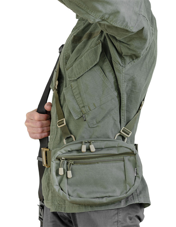 Сумка-патронташ для 30 патронів 12/16 калібру A-line М16, green