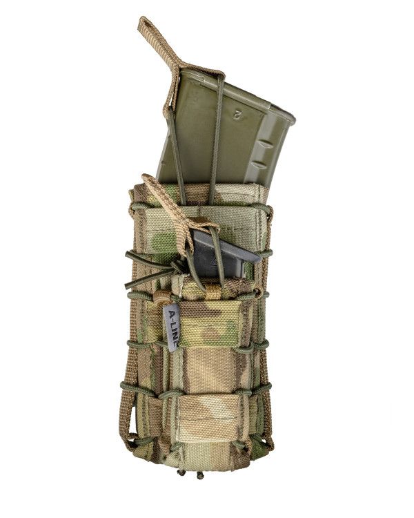 Відкритий Підсумок для магазинів ak / ar + пістолетний, molle-сумісний a-line см65
