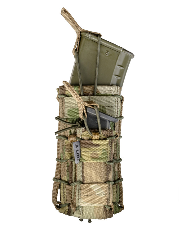 Відкритий Підсумок для магазинів ak / ar + пістолетний, molle-сумісний a-line см65