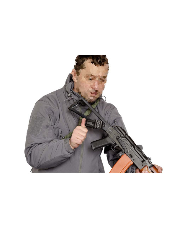 Ремінь автоматний A-line Т15 1-точка, black