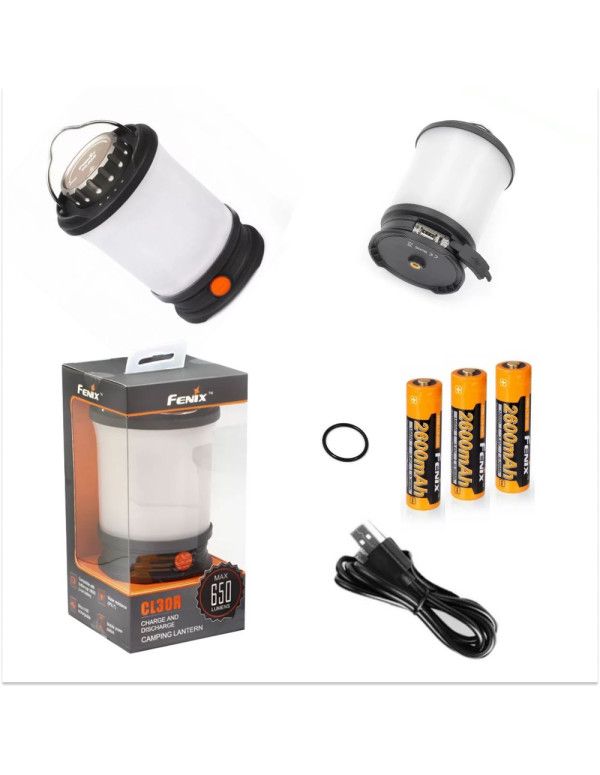 Ліхтар кемпінговий Fenix CL30R чорний