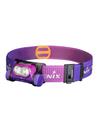 Ліхтар налобний Fenix HM65R-T V2.0 бузковий