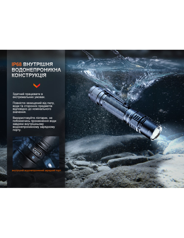 Ліхтар ручний Fenix PD36R Pro