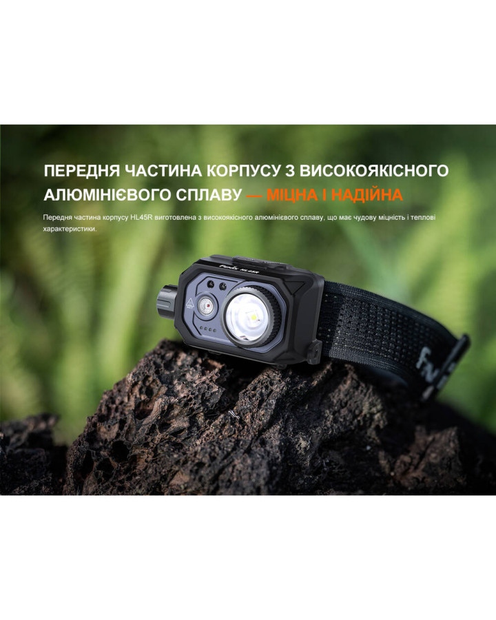Ліхтар налобний Fenix HL45R LED з безконтактним датчиком