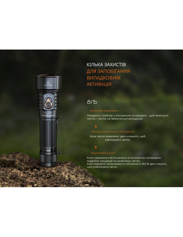 Ліхтар ручний Fenix LD36RB чорний