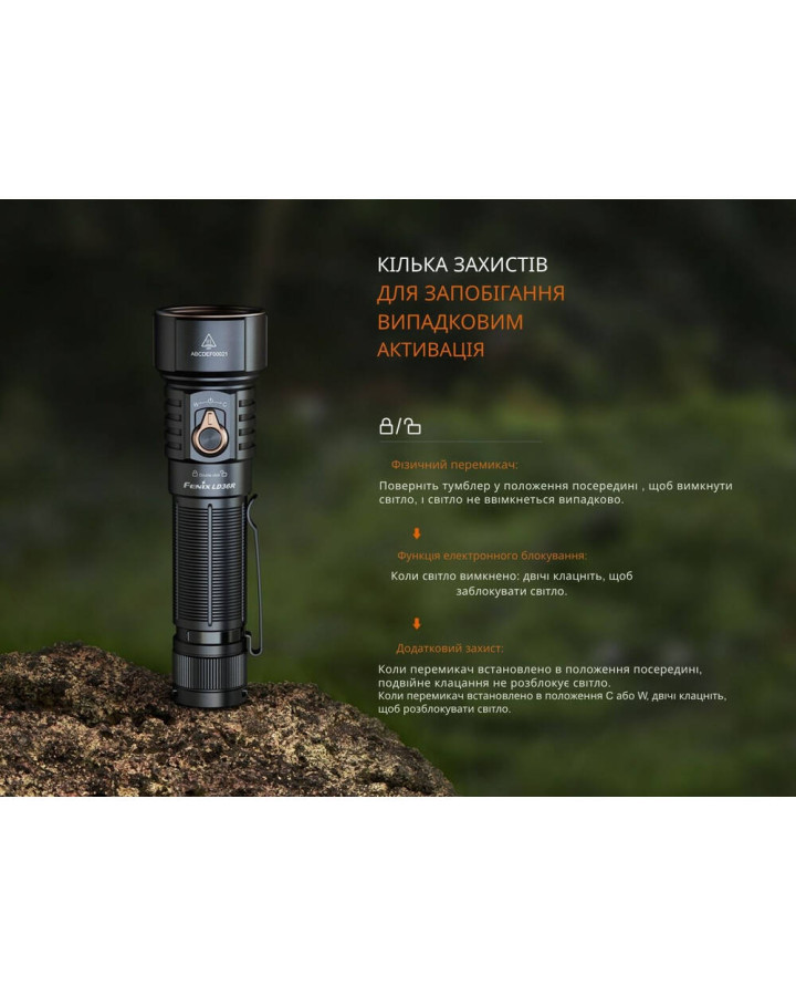 Ліхтар ручний Fenix LD36RB чорний