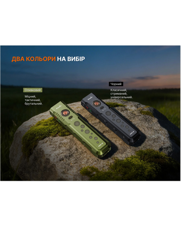 Ліхтар Fenix E08R UE, зелений