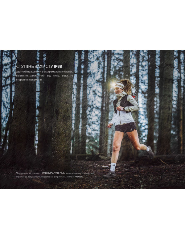 Ліхтар налобний з червоним світлом Fenix HM23 V2.0 300 лм