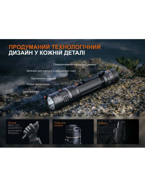 Ліхтар тактичний Fenix PD45R ACE