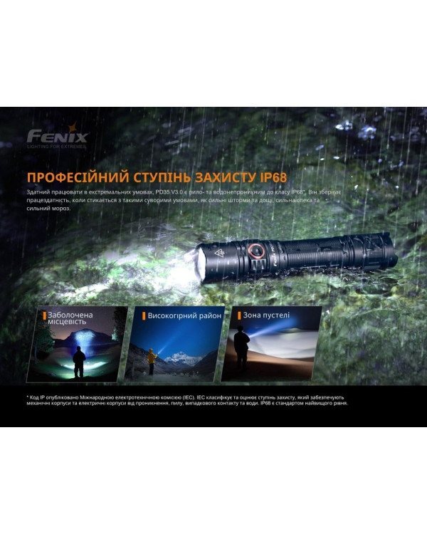 Ліхтар ручний Fenix PD35 V3.0
