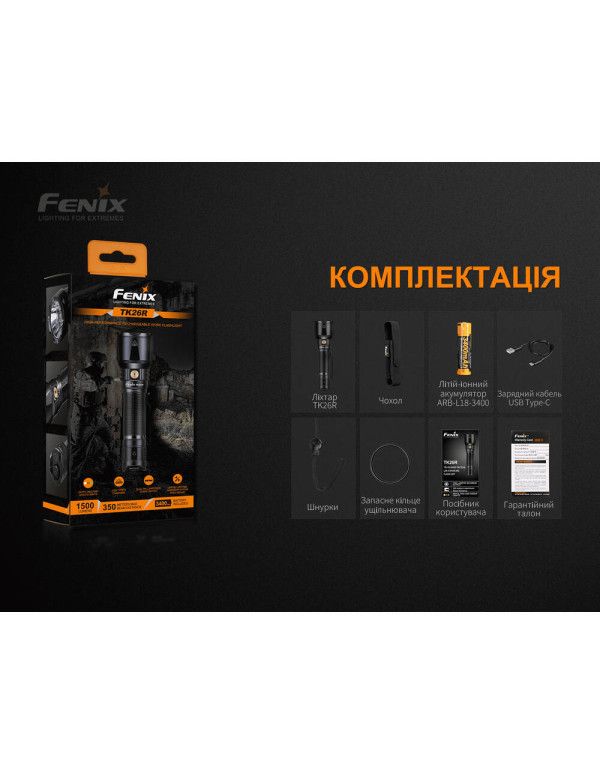Ліхтар ручний Fenix TK26R