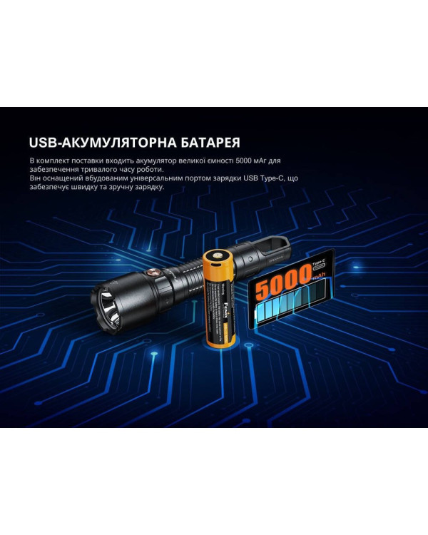 Ліхтар професійний Fenix WF25RM з магнітною зарядкою