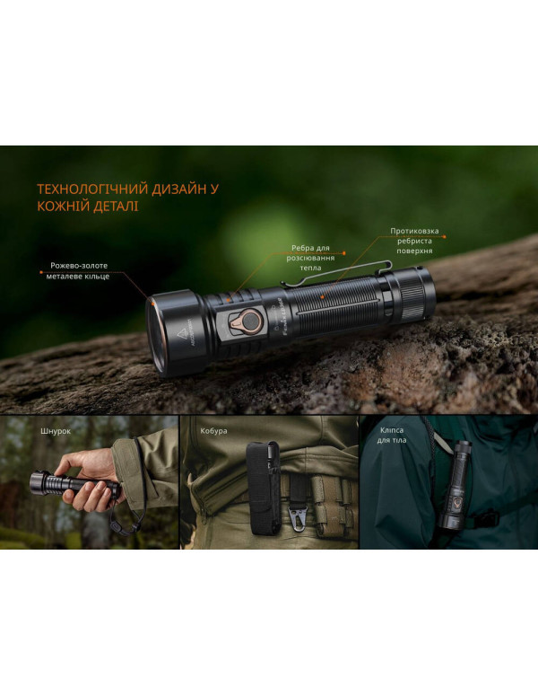 Ліхтар ручний Fenix LD36RB чорний