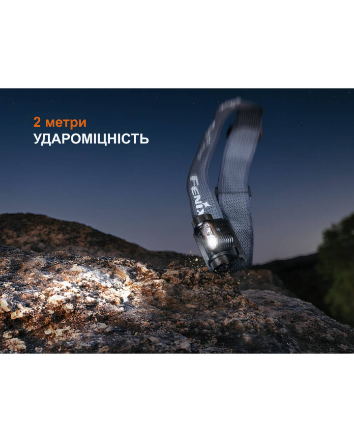 Ліхтар налобний Fenix HM55R, фіолетовий