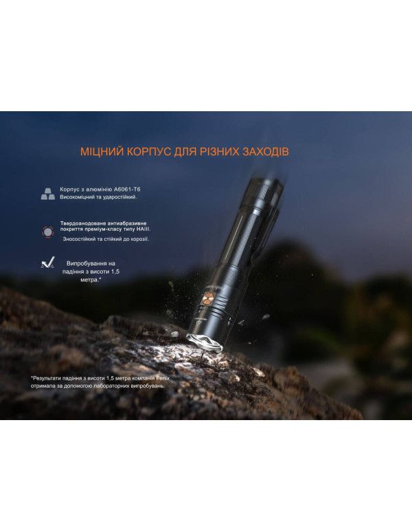Ліхтар тактичний ручний Fenix PD36R ACE 3000 лм