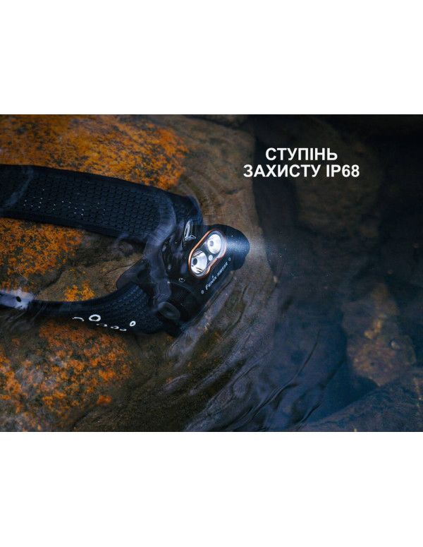 Ліхтар налобний Fenix HM55R, фіолетовий