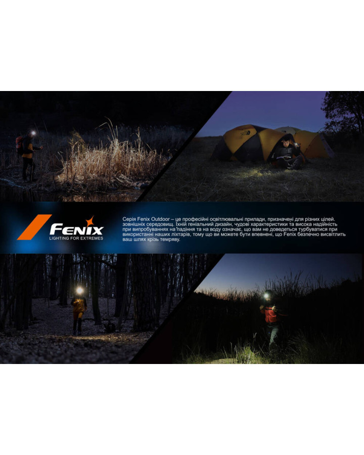 Ліхтар налобний Fenix HL17R, білий