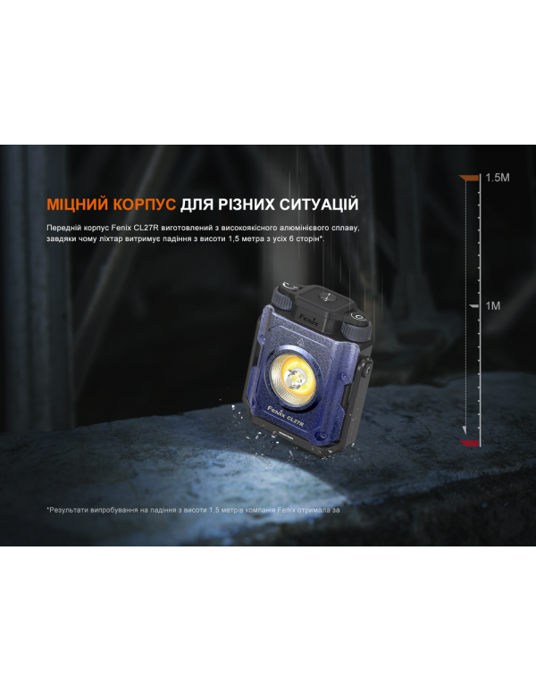 Ліхтар прожектор Fenix CL27R зелений