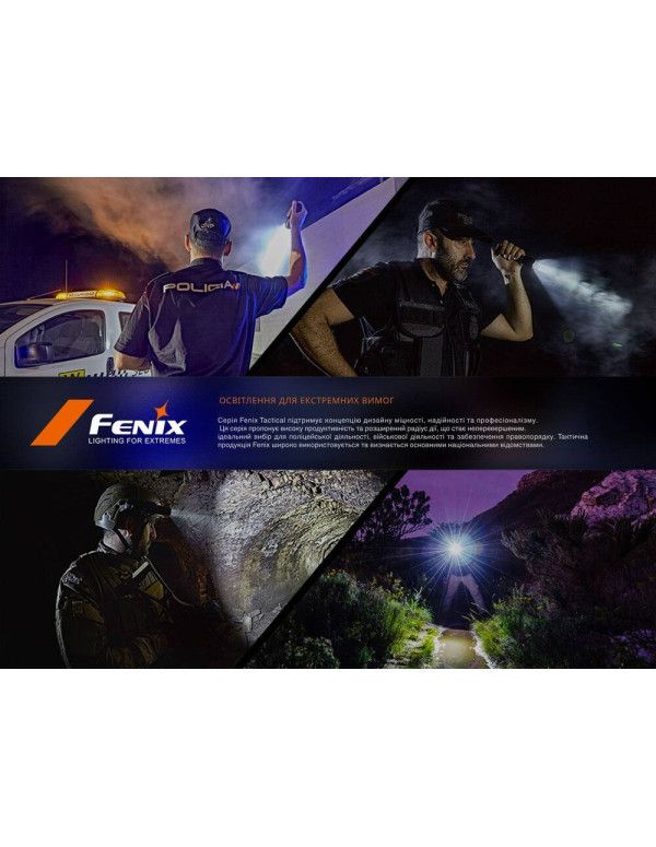 Ліхтар тактичний ручний Fenix PD36R ACE 3000 лм