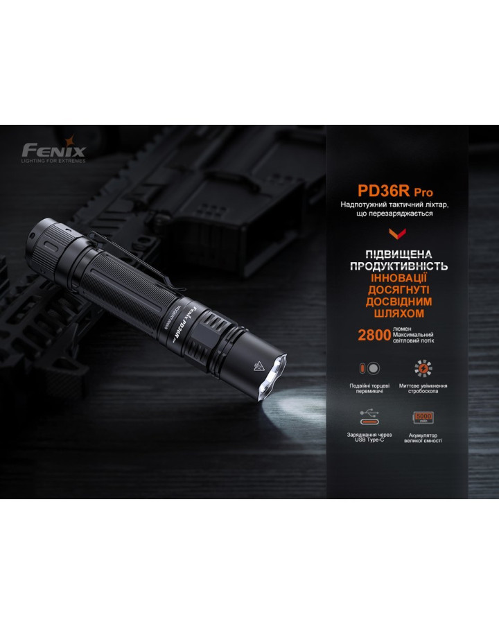 Ліхтар ручний Fenix PD36R Pro