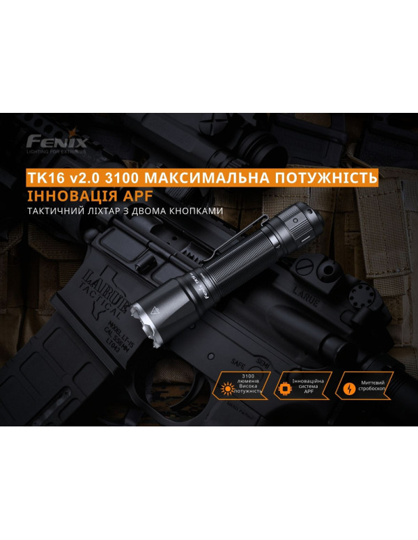 Ліхтар ручний Fenix TK16 V2.0