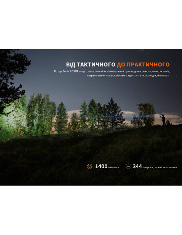 Ліхтар ручний Fenix PD32R