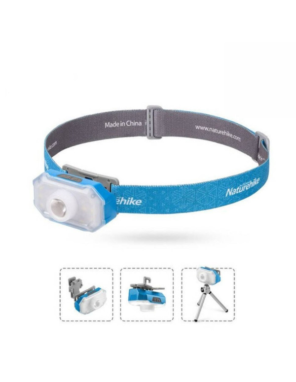 Ліхтар налобний Naturehike NH18T001-A, блакитний