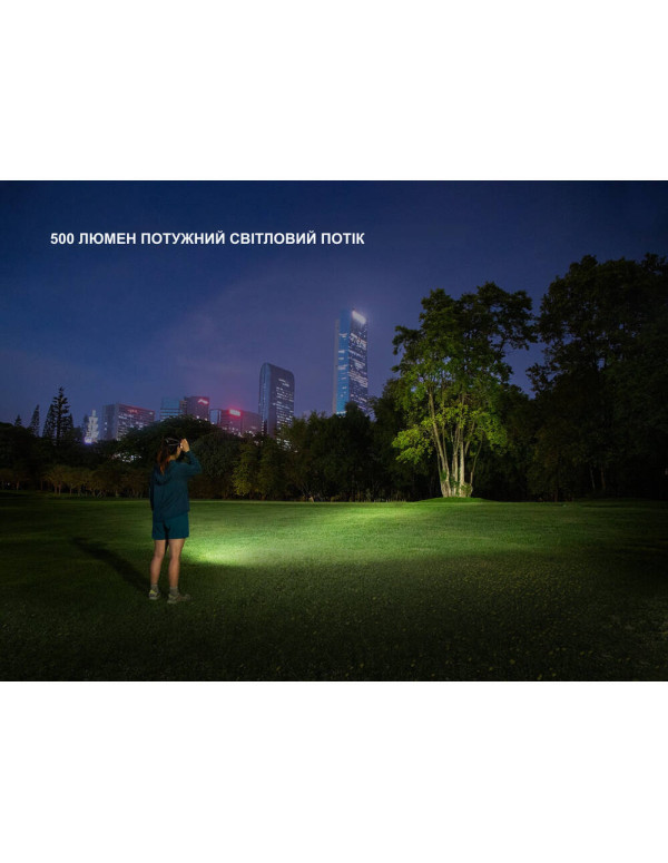 Ліхтар налобний Fenix HL17R, чорний