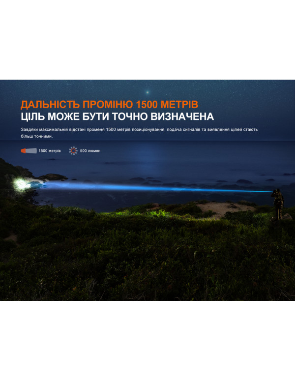 Ліхтар ручний лазерний Fenix TK30R