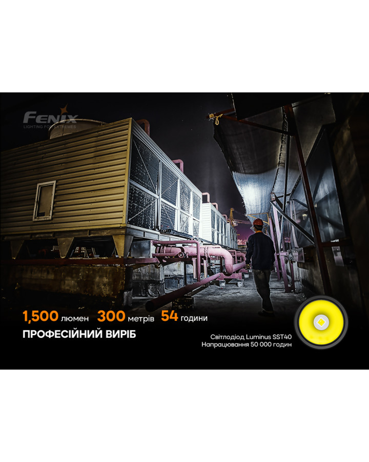 Ліхтар ручний Fenix C6V3.0 помаранчевий | Лімітована серія