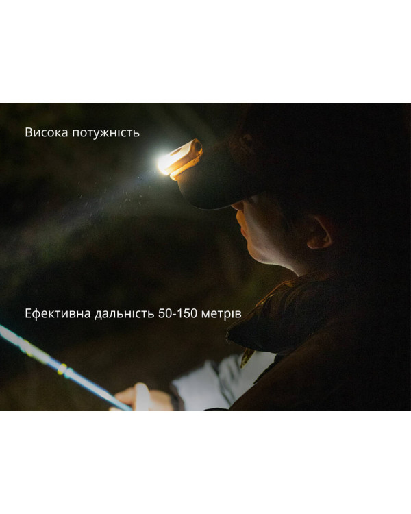 Ліхтар з кліпсою Naturehike NH21ZM013, бежевий