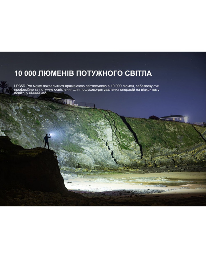 Ліхтар пошуковий ручний Fenix LR35R PRO