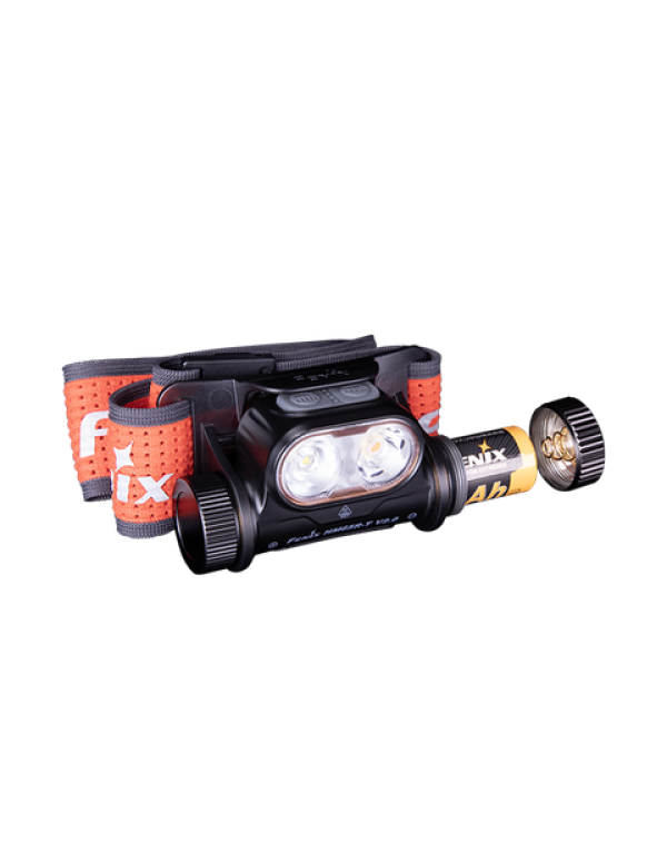 Ліхтар налобний Fenix HM65R-T V2.0 бузковий