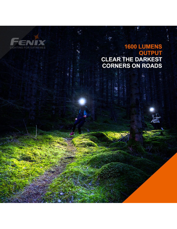 Ліхтар налобний Fenix HM65R-T V2.0 бузковий