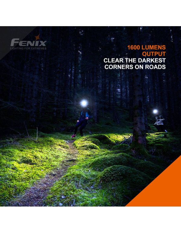 Ліхтар налобний Fenix HM65R-T V2.0 чорний