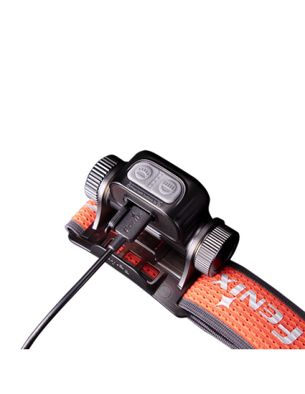 Ліхтар налобний Fenix HM65R-T V2.0 темно-фіолетовий