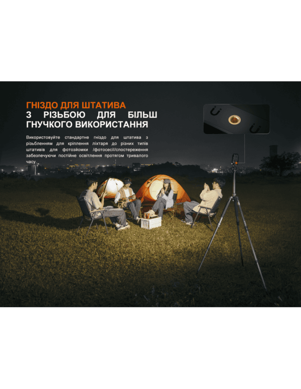 Ліхтар прожектор Fenix CL27R темно-блакитний