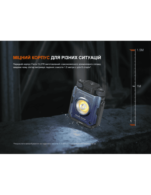 Ліхтар прожектор Fenix CL27R темно-блакитний
